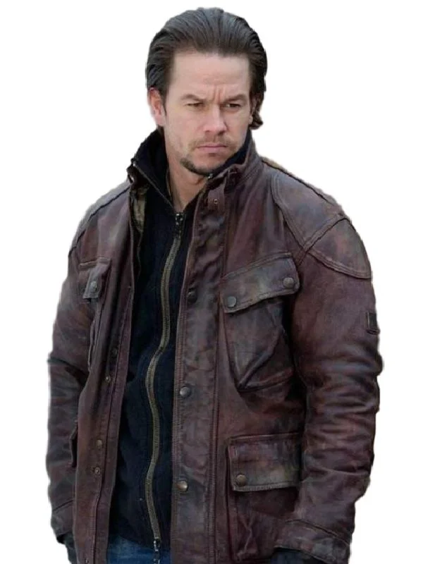 Buy Four Brothers Mark Wahlberg Leather Jacket- Shop Wahlberg Leather ...
