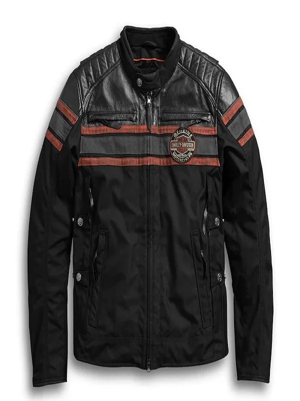 shop Harley-Davidson Men's Rutland Waterproof Textile Riding Jacket at ...