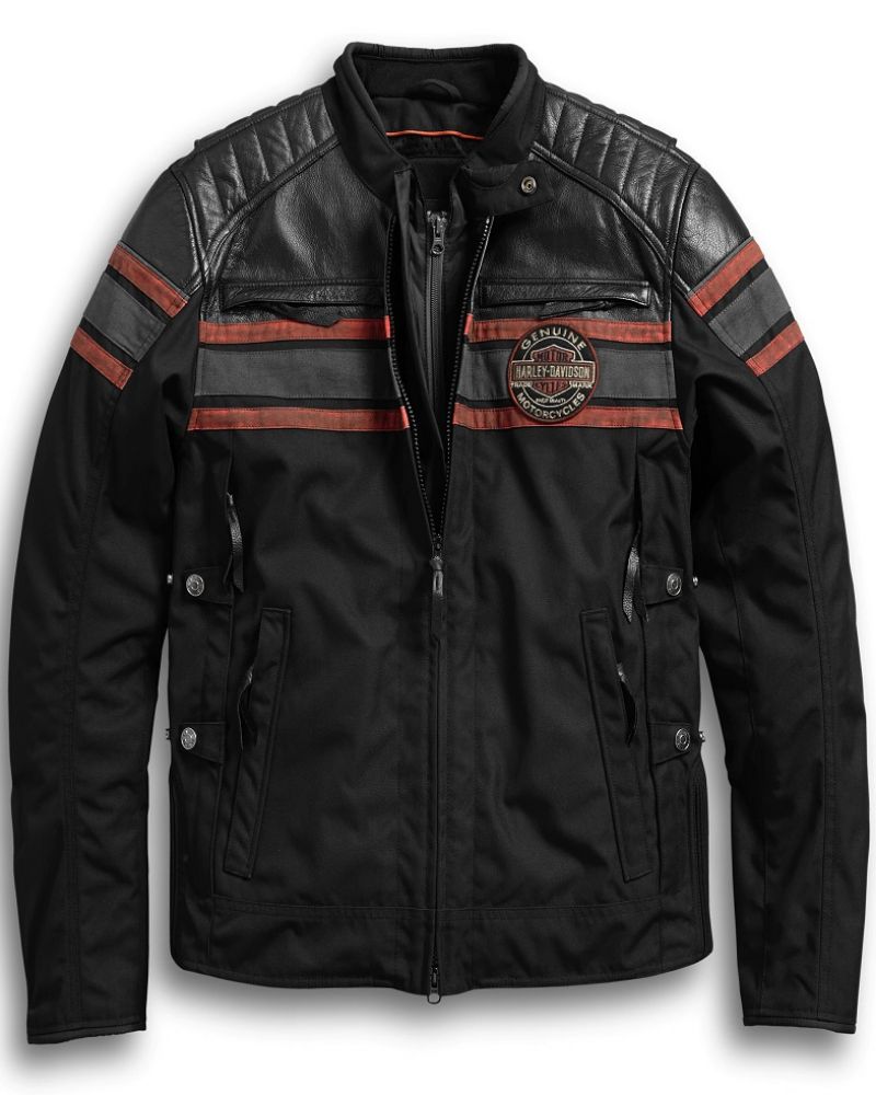 shop Harley-Davidson Men's Rutland Waterproof Textile Riding Jacket at ...