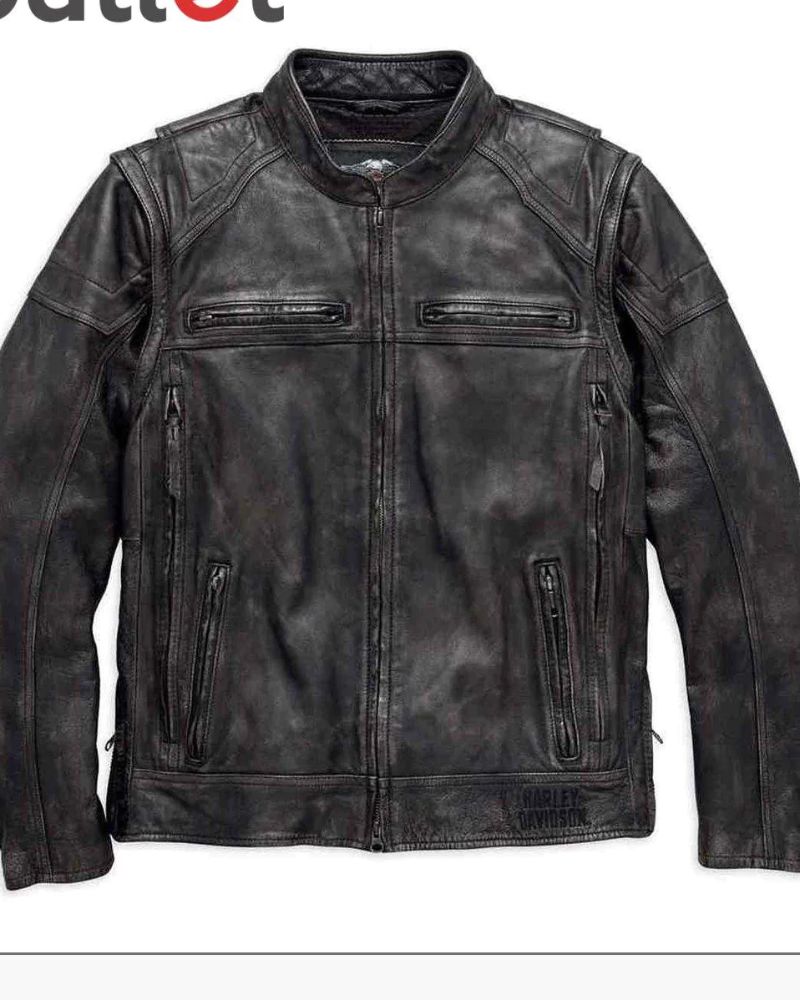 Shop Dauntless Convertible Leather Jacket- Buy Dauntless Convertible ...