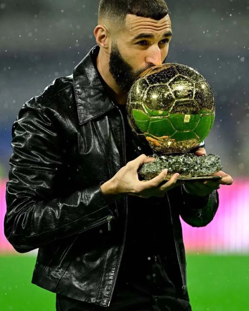 Karim Benzema Ballon Leather Jacket