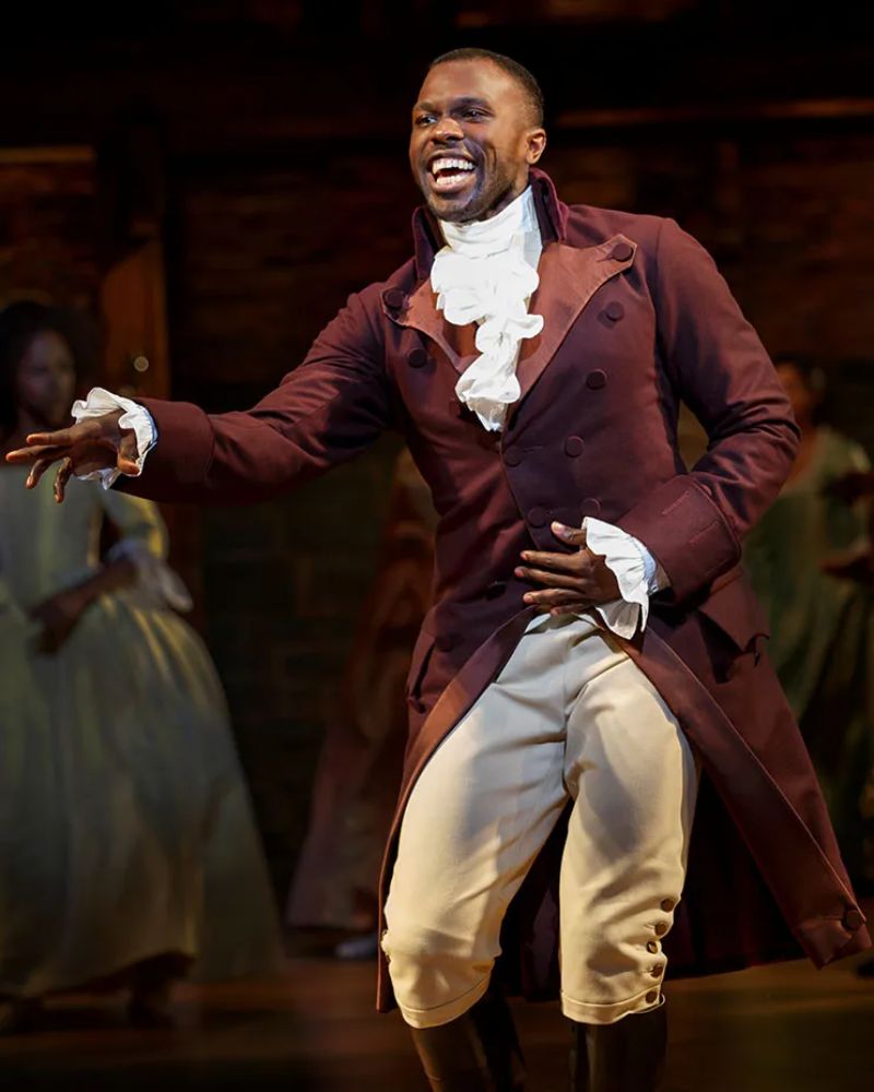 Hamilton Aaron Burr Costume Civil War Drama colonial period Men Suit