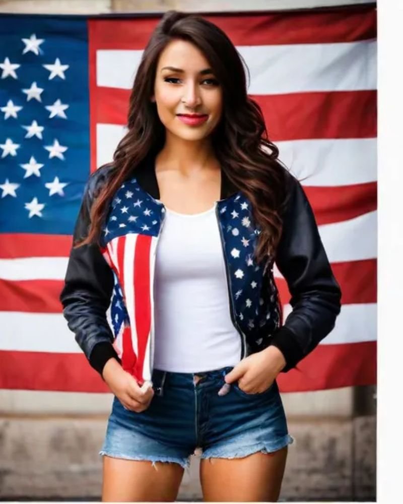 Women's patriotic jacket