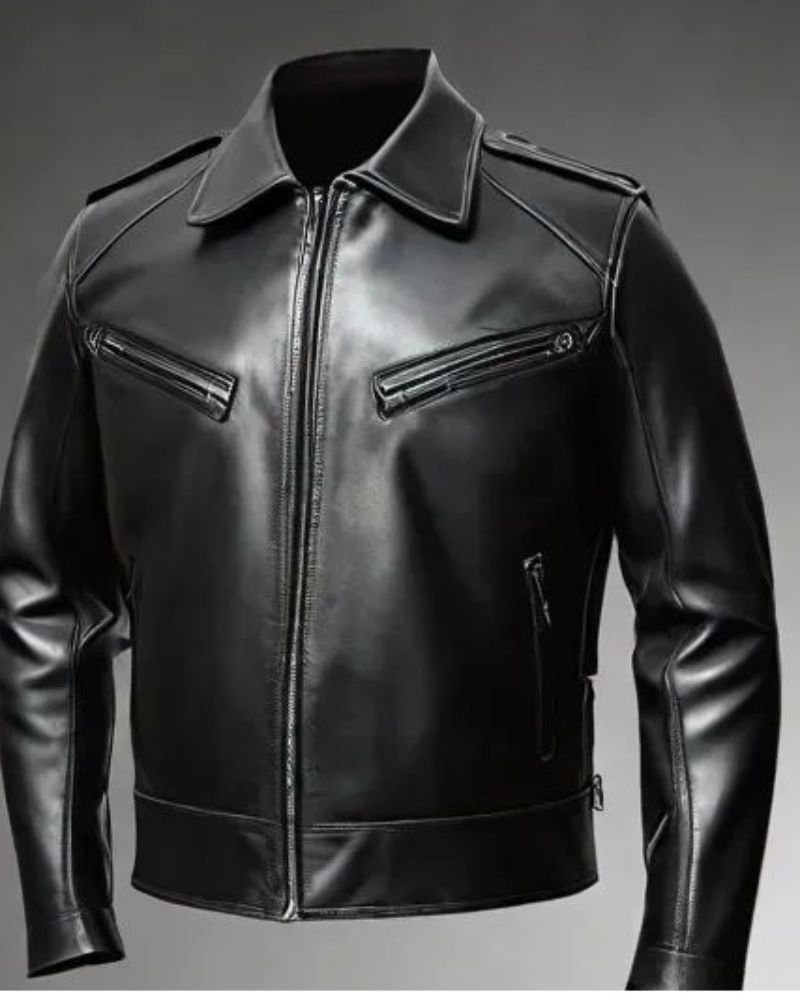 My Spy The Eternal City Black Leather Jacket