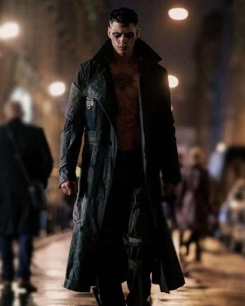 The Crow 2024 Bill Skarsgard Long Coat