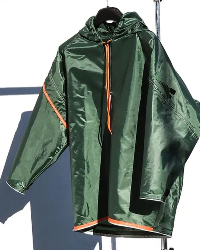 waterproof jacket is designed for easy