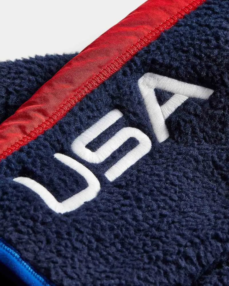 Team USA Olympic Color-Blocked Jacket