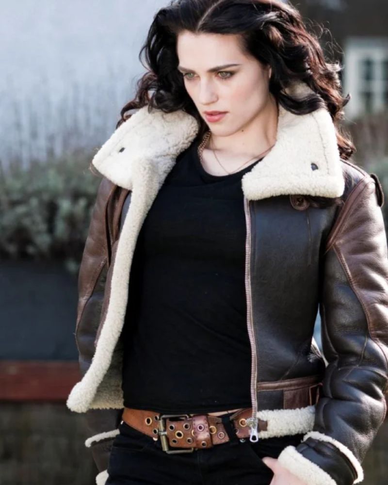 Katie McGrath Shearling Jacket