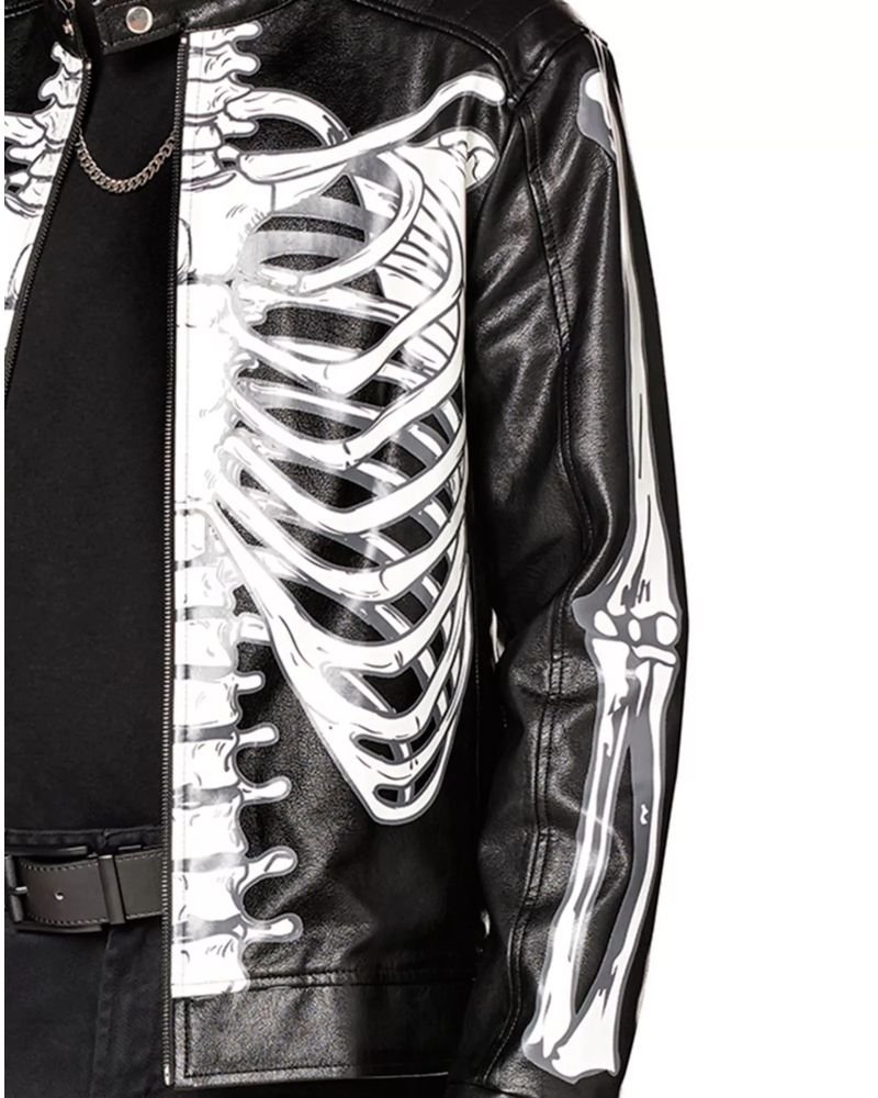 Skeletal Chic: Best Moto Jacket Costumes for Halloween