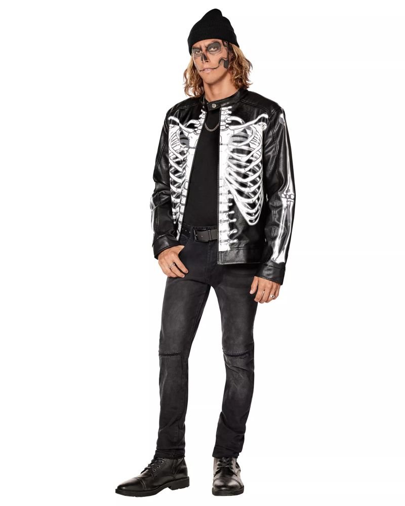 Must-Have Skeleton Moto Halloween Outfits