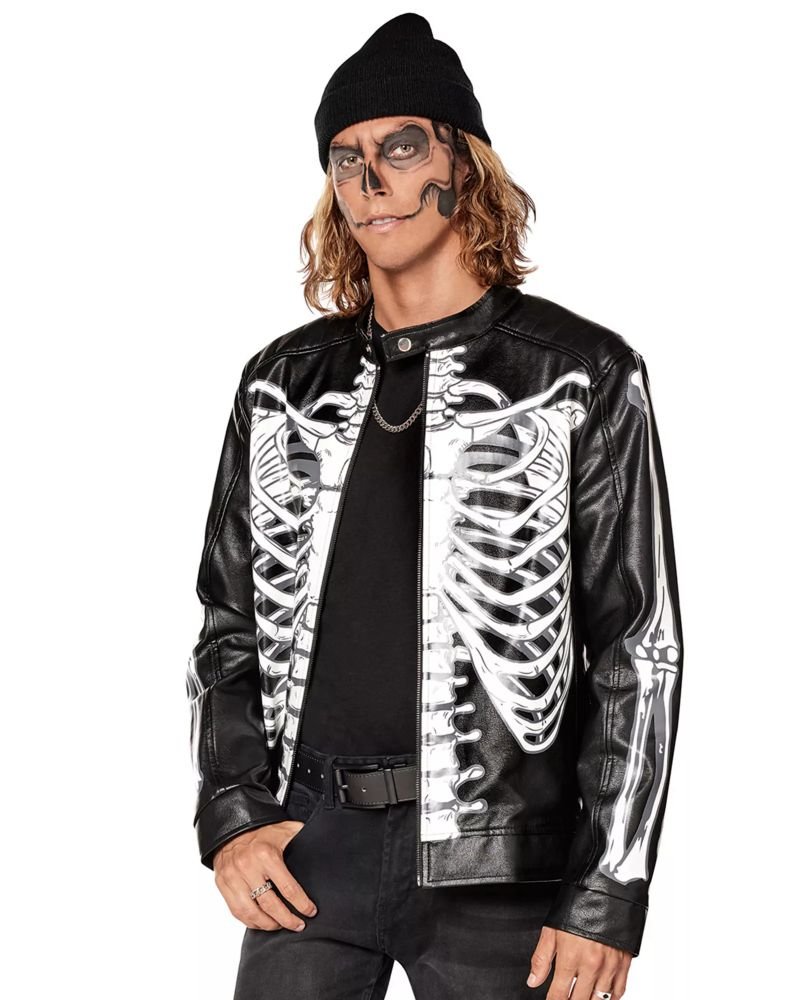 Must-Have Skeleton Moto Halloween Outfits