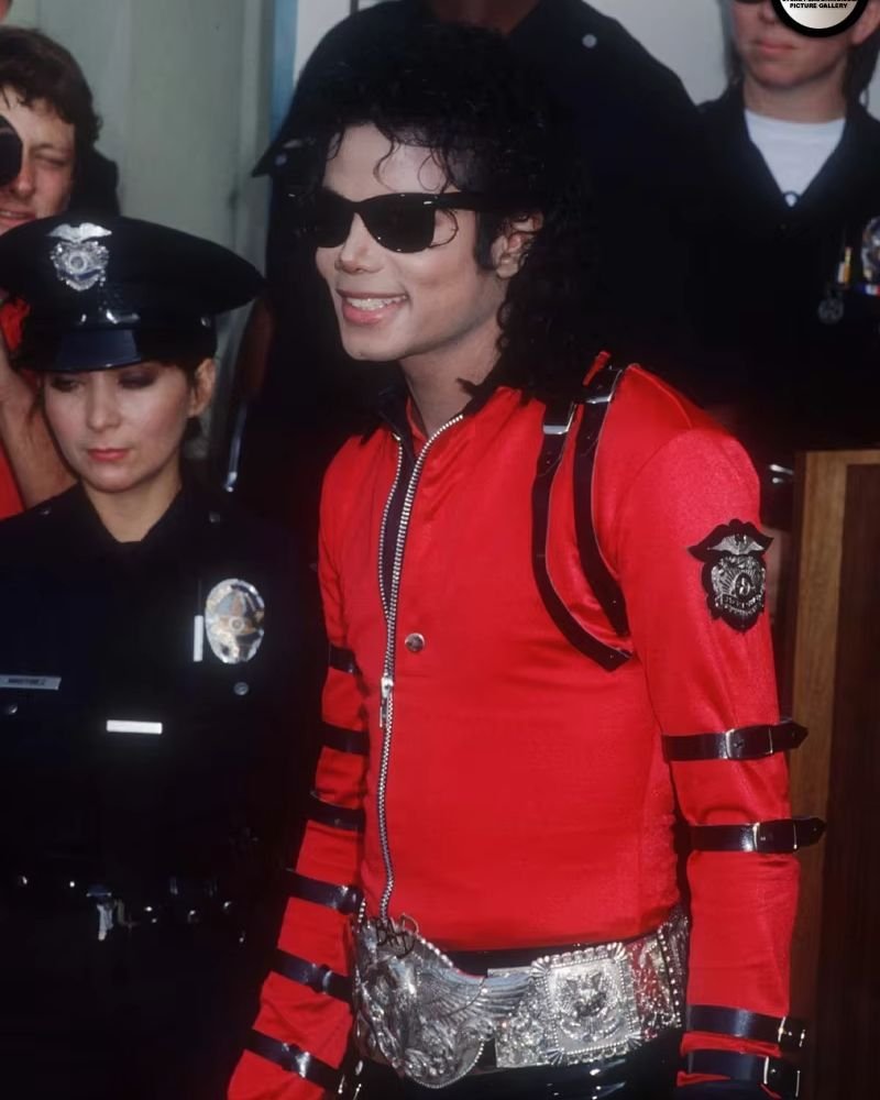 Michael Jackson Bad Red Handmade Jacket 