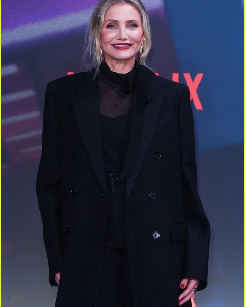 Cameron Diaz Back in Action Long Coat