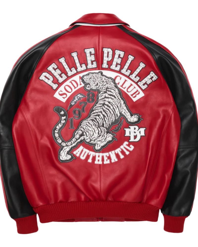 Embrace Fierce Fashion with the Pelle Pelle Soda Club Tiger Jacket