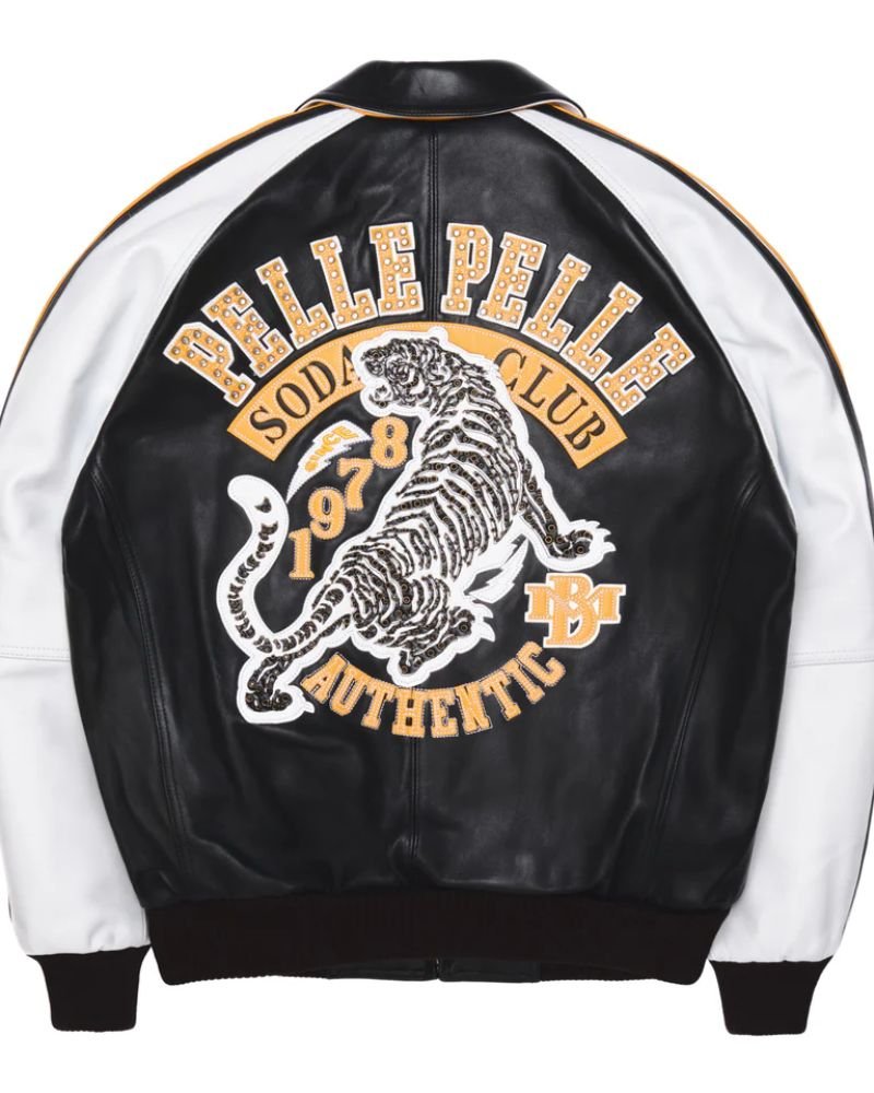 Embrace Fierce Fashion with the Pelle Pelle Soda Club Tiger Jacket