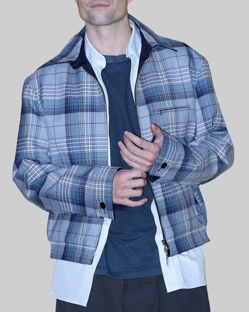 Robert Pattinson Plaid Jacket