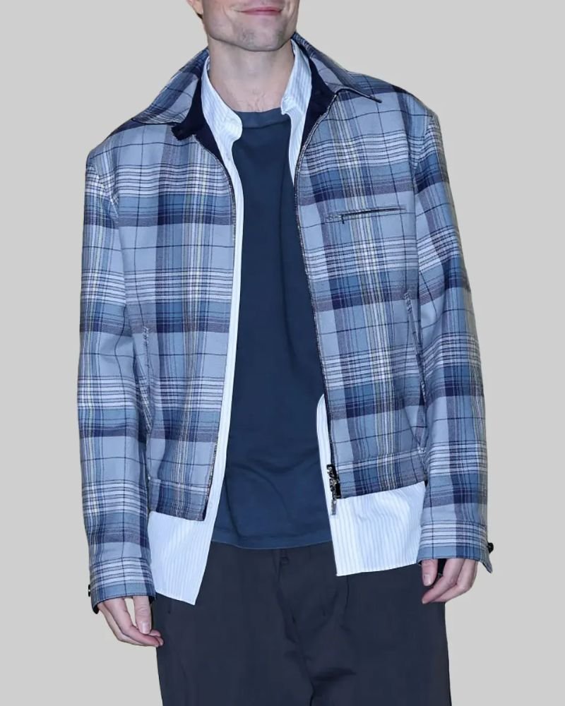 Robert Pattinson Plaid Jacket