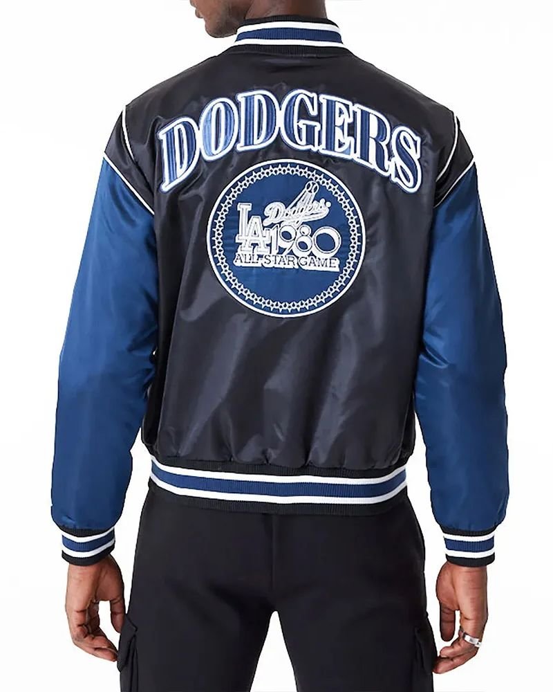 1980 Dodgers Satin Jacket, Los Angeles Dodgers Jacket, Vintage Satin Baseball Jacket, Dodgers Merchandise