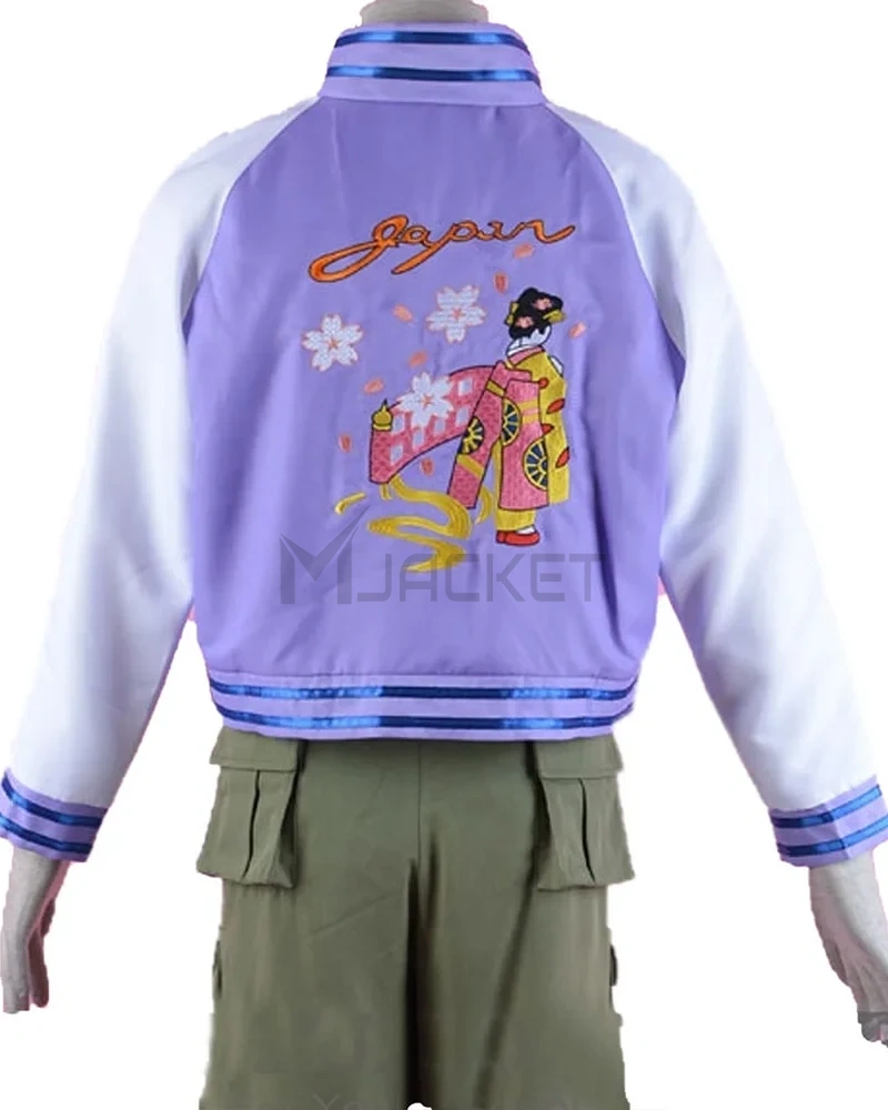 Ivan Karelin Tiger and Bunny Purple and White Jacket - image 3