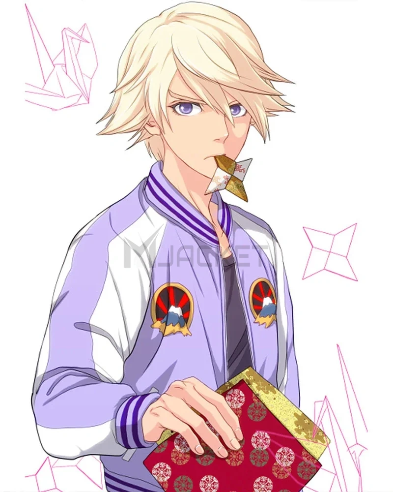 Ivan Karelin Tiger and Bunny Purple and White Jacket - image 4