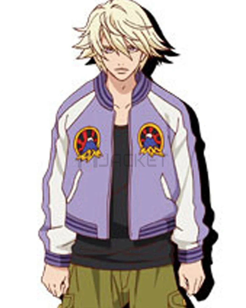 Ivan Karelin Tiger and Bunny Purple and White Jacket - image 8