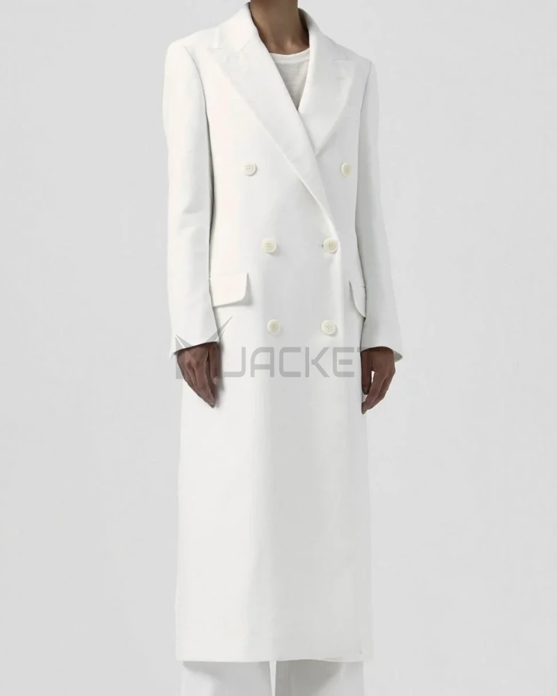 Justin Bieber Feat. Don Toliver Honest Wool White Coat - image 1