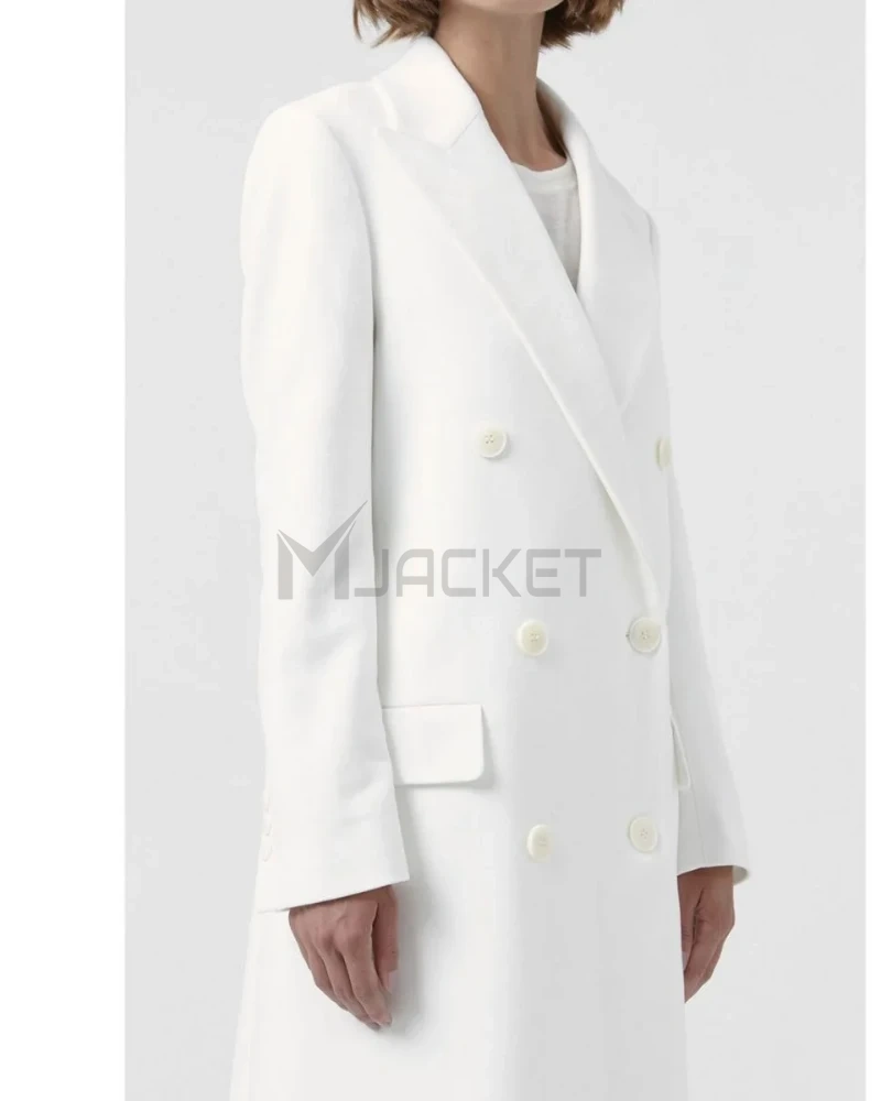 Justin Bieber Feat. Don Toliver Honest Wool White Coat - image 4