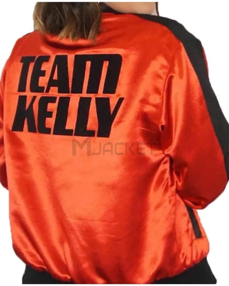 Kelly Clarkson The Voice 15 KC Bomber Satin Jacket - image 4