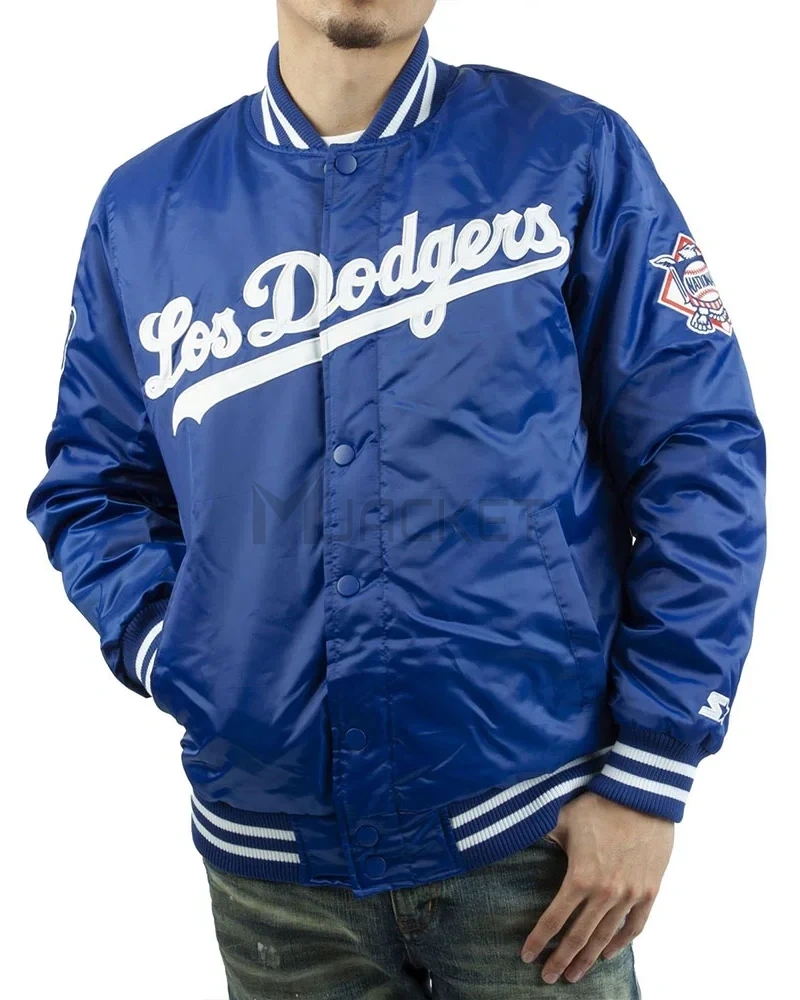 LA Dodgers National Satin Jacket - image 1