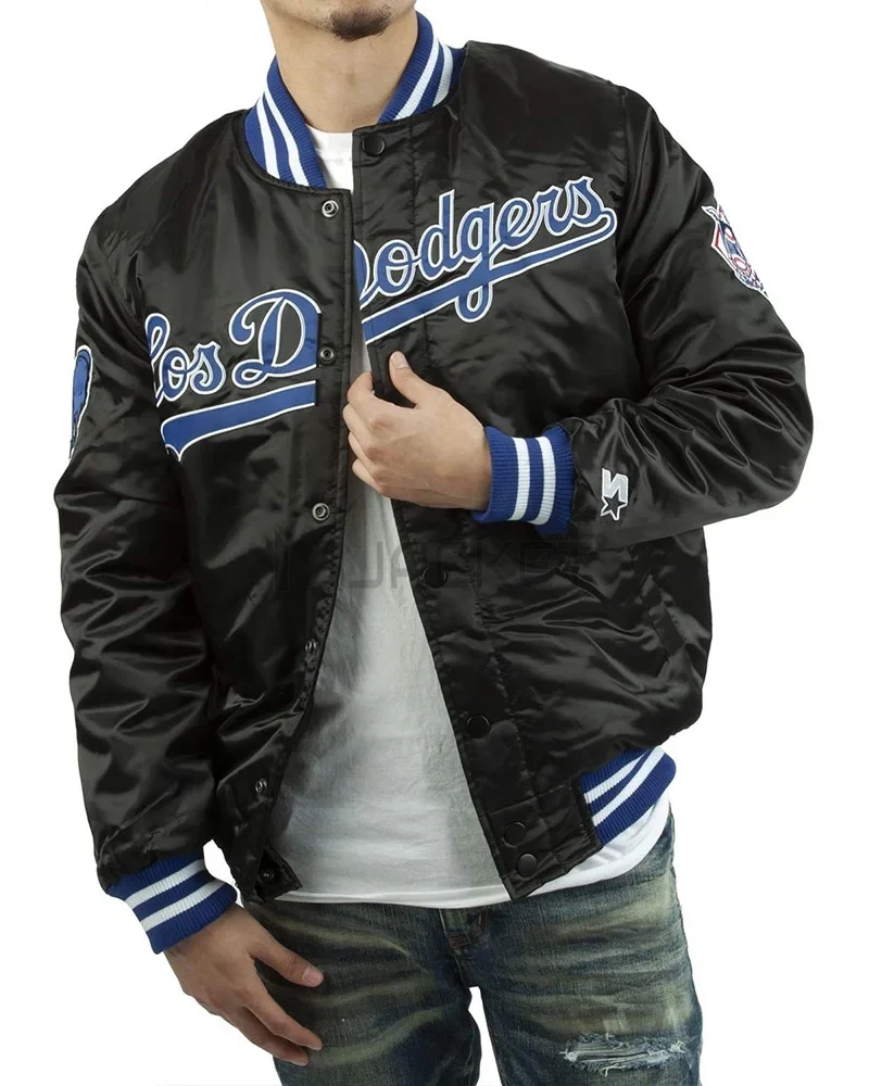 LA Dodgers National Satin Jacket - image 8