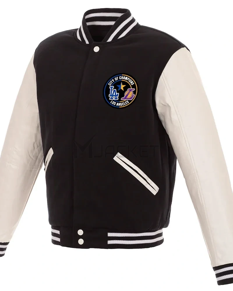 LA Dual Champions City of Champs 2020 Varsity Jacket - image 1