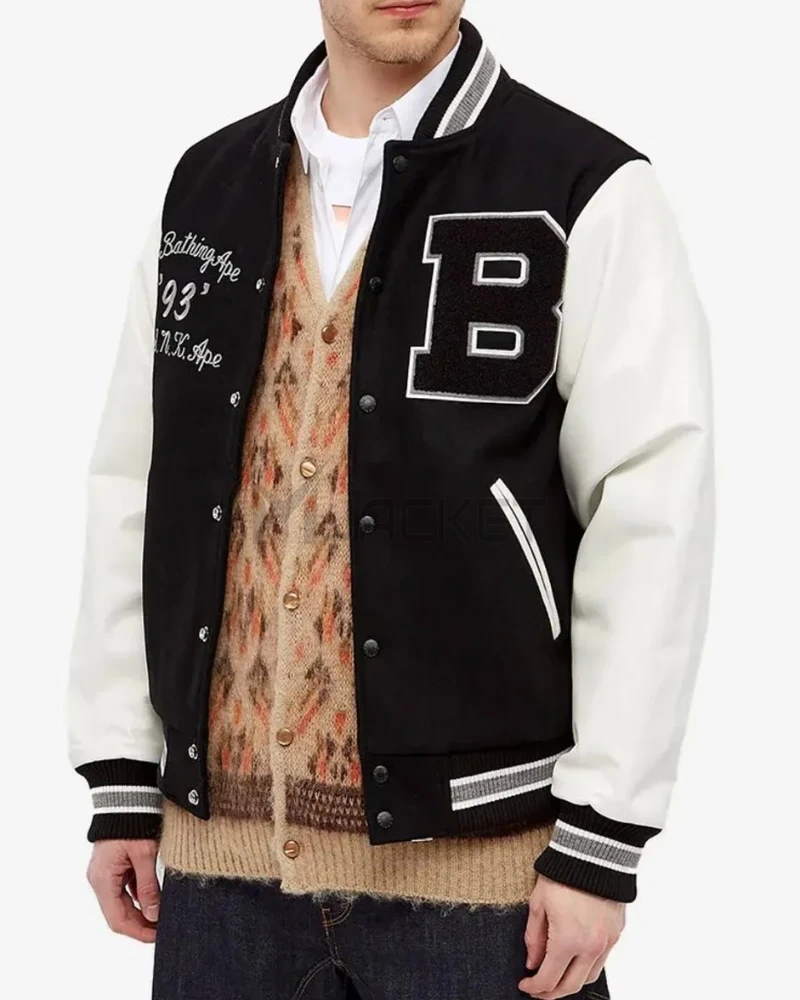 Letterman B A Bathing Ape Jacket - image 4