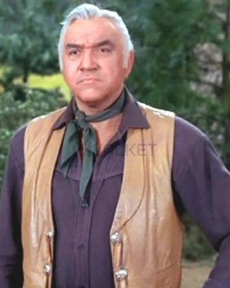 Lorne Greene Bonanza Leather Vest - image 11