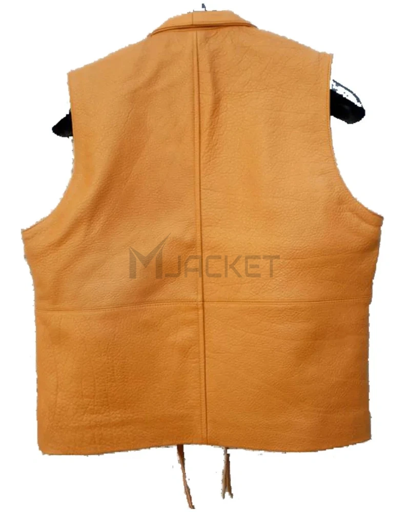 Lorne Greene Bonanza Leather Vest - image 6