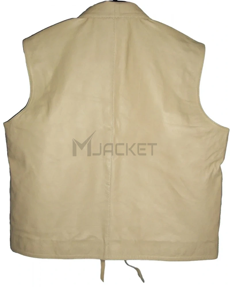 Lorne Greene Bonanza Leather Vest - image 9